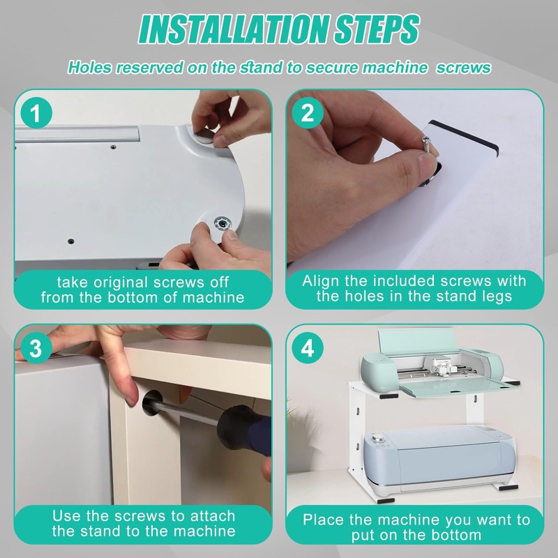 Zejoot Stand Legs Compatible with Cricut Maker 3, Cricut Maker,