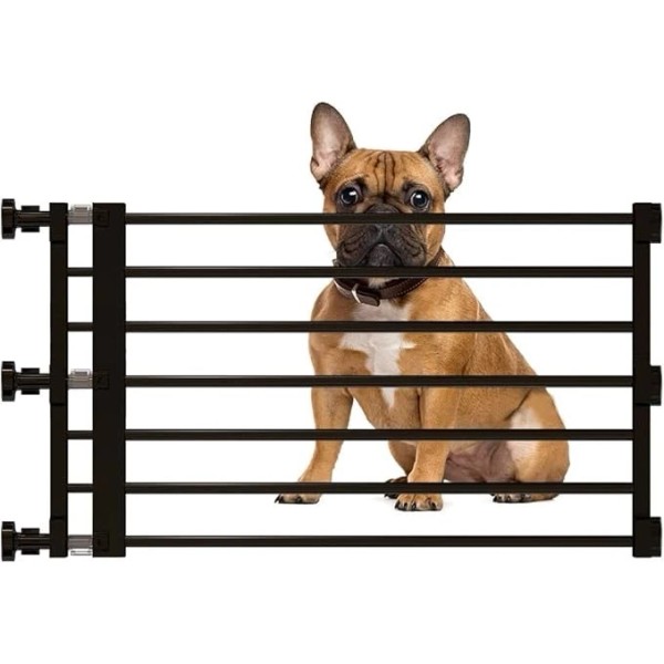 Unbranded Telescopic Pet Gate 22"-39"L 16.53"H for Big Pet Dogs