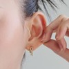 Gold&Deer 14K Goldfield Rope Twisted Earrings Rose Gold / 골드앤디어