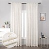 Taisier Home Gold Foil Print Linen Textured Curtains Geometric Dots
