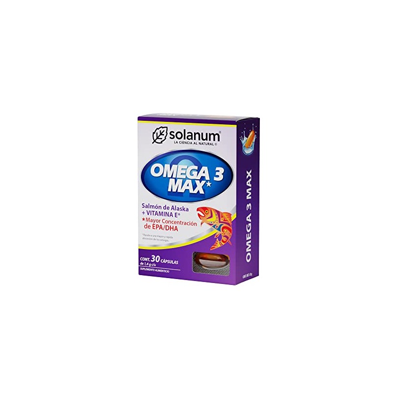 Omega 3 Max Salmón de Alaska | + Vitamina E