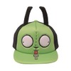 Invader Zim Gir 3D Ears Snapback Hat Black None