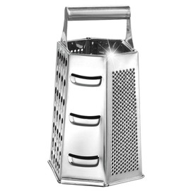 Stainless Steel 6 Sides Multi-Purpose Grater Vegetable Grater Kitchen Grater Cheese Grater