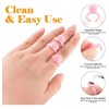 100 Piezas Anillos Desechables para Pegamento de Pestañas o Tinta