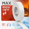 RED WOLF 10 Pack White Electrical Tape 3/4 in x