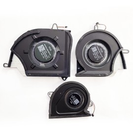 Fleshy Leaf Replacement CPU+GPU+Small Fan Cooling Fan for ASUS ROG Flow X16 GV601V GV601R GV601RE GV601RM GV601RW DFSCK221051825 FPCF DFSCM227163925 FPCJ DC12V 1A DFS5J129134524 FPCG DC5V 0.5A