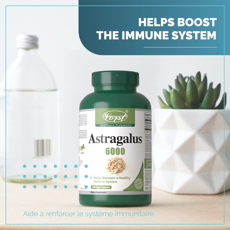 Vorst VORST Astragalus 6000mg Raw Equivalent (1500mg With 4:1 Extract