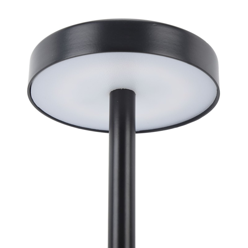 Rechargeable LED Table Lamp 2000mAh Cordless Battery Operated Metal Bedside