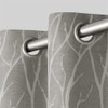 Exclusive Home Curtains Forest Hill Panel Pair, 52x96, Ash Grey,