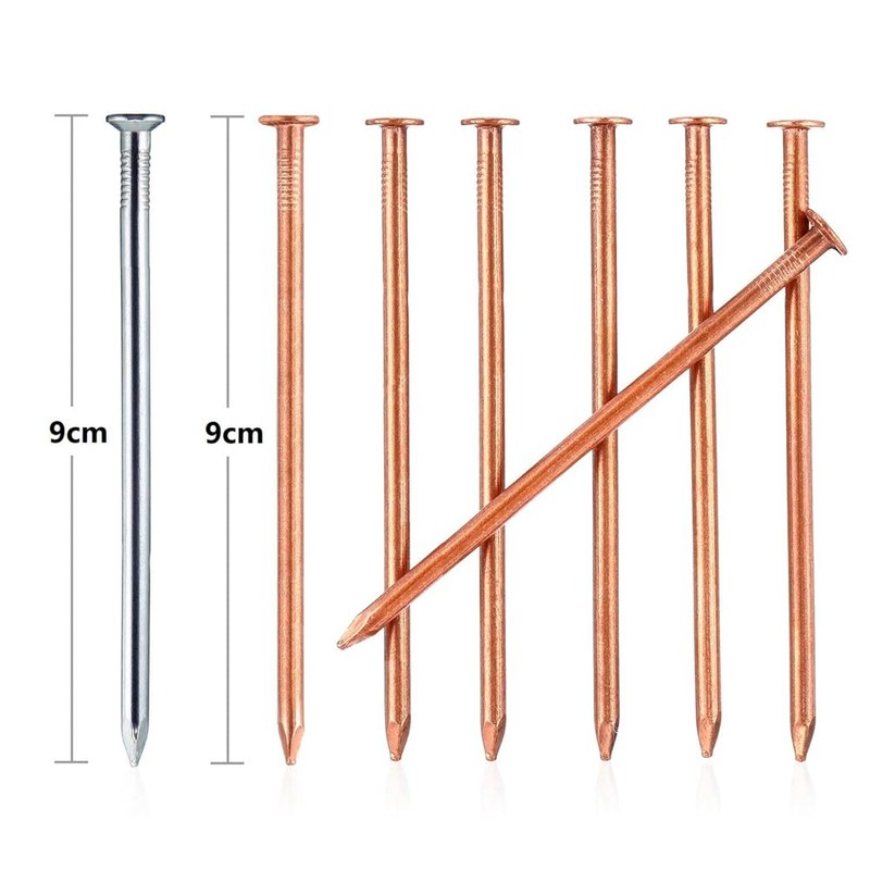 20Pcs Copper Nails for Killing Trees Stump Root 3.5 Inch