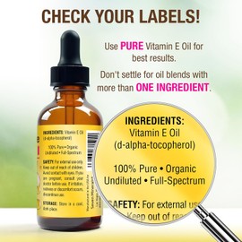 Aceite de Vitamina E Ultrapuro 75,000 UI/oz – 4 oz – Seven Minerals