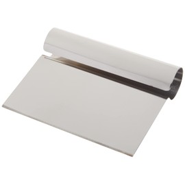 Winco Winware Stainless Steel Dough Scraper with Stainless Steel Handle