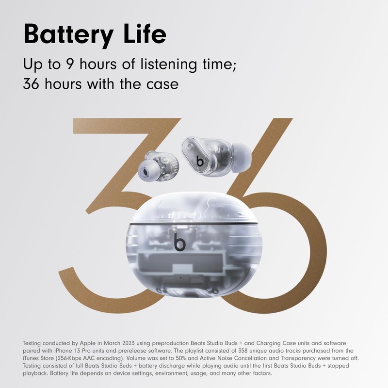 Beats Studio Buds + | True Wireless Noise Cancelling Earbuds,