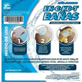 Baño Seco , Paño Jabonoso, Toalla Corporal Sin Enjuague