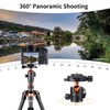 Metal Tripod Ballhead Aluminum Alloy Panoramic Tripod Head 1/4 Inch