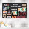 Patches Velcro, 85 x 70 cm, Tactical Military Patch Holder,