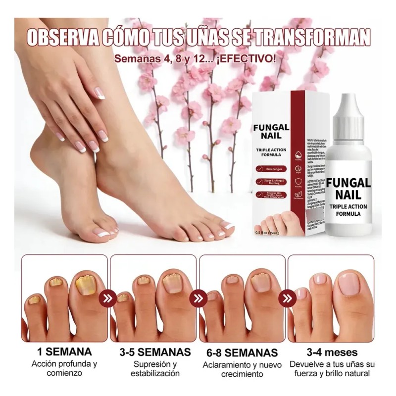 Tratamiento Para Uñas 15 Ml X2 Solución Para Cuidado De