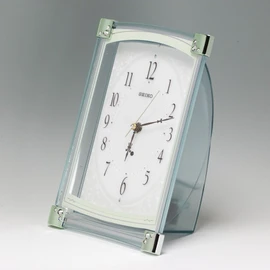 Seiko clock (seiko-kurokku) 置ki時計 Atomic Analog Pale Green bz360 m