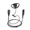 PROMAXPOWER 1.5-Wire D-Shape Earpiece with PTT Button Mic Compatible with