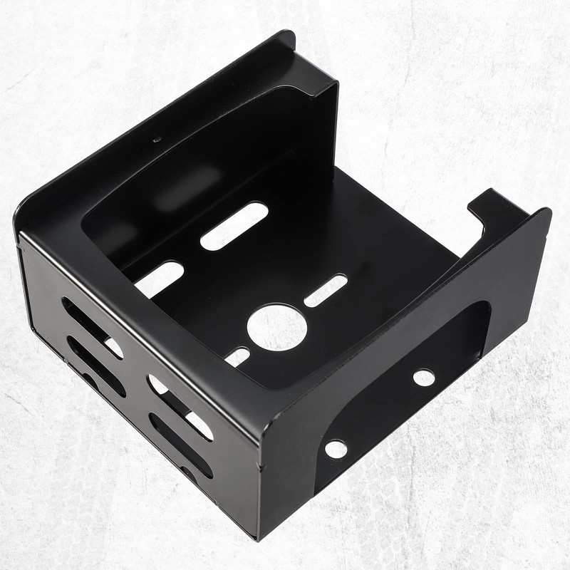 Partsam 1 Set Square Black Trailer Tail Light Mounting Box