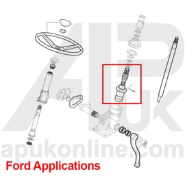 16 Steering Column Ball Bearing 5/16 Inch Replacement for Ford New Holland 3430 3600 Tractor