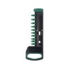 sourcing map Socket Organizer 1/4" Drive x 12 Clips Portable ABS Plastic Socket Clip Rail Holder, Green