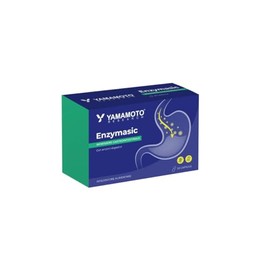 YAMAMOTO RESEARCH Enzymasic 30 Capsule, Integratore Alimentare di Enzimi Digestivi, Favorisce la Digestione e Supporta il Sistema Gastrointestinale