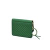 Daks (신세계강남점)DCHO4E162E2 그린 로고배색 소가죽 카드지갑 DCHO4E162E2 Green Logo Color-Blocked