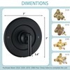 Replacement for Moen Posi-Temp Valve Only Shower Faucet Trim Kit
