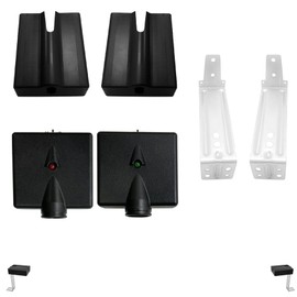 Garage Door Sensor GSTB-R STB-BL for Genie Garage Door Openers Manufactured After 1993, Garage Door Sensor Sun Shield, Includes Mounting Bracket, Replacement for Genie/Overhead Garage Door Sensors.
