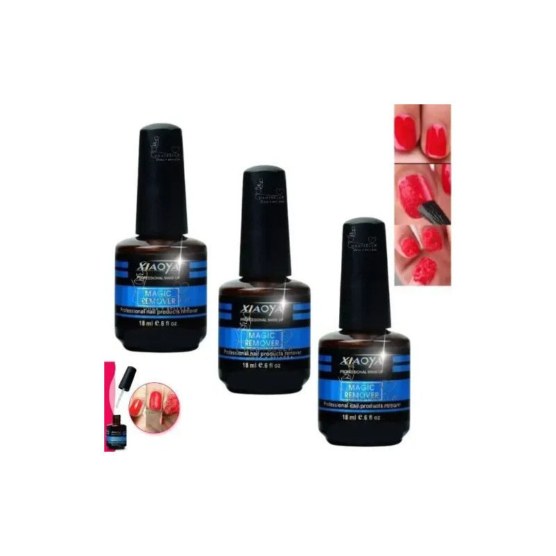 3 Piezas Remover Magicquita Gel Acrílico Xiaoya