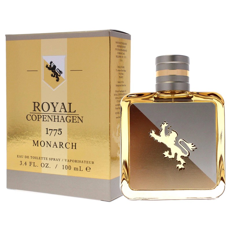 Royal Copenhagen 1775 Monarch Men EDT Spray 3.4 oz