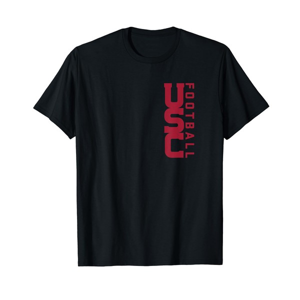 USC Vertical Block Football Cardinal T-Shirt