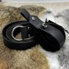 HiiFeuer Medieval O Ring Belt with Retro Nordic Drawstring Pouch,
