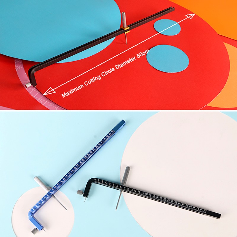 Circle Cutter Aluminum Alloy Circular Cutter Adjustable Cutting Diameter Circle
