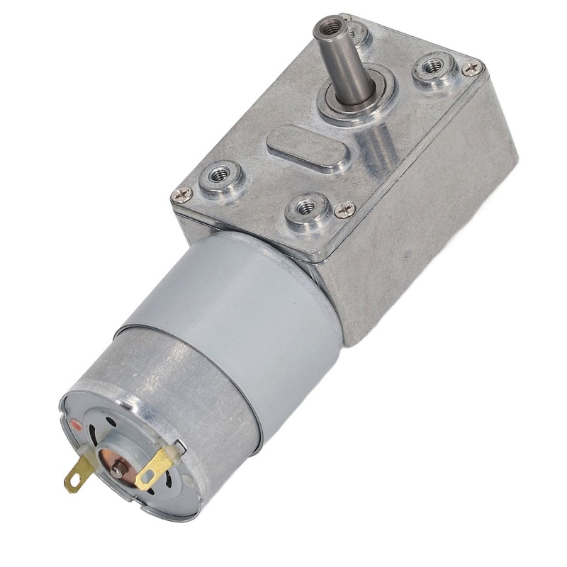 30RPM DC Worm Gear Motor Self Locking Function Rectangular Speed