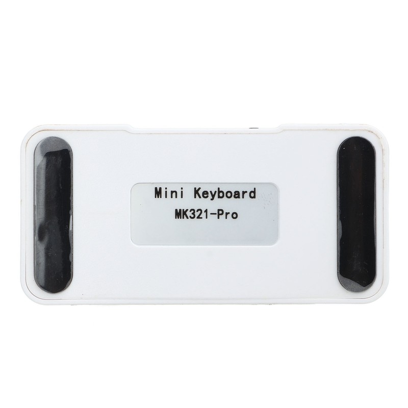 White Mini 3 Key Keypad ABS Bluetooth Receiver USB Comfortable