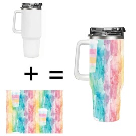 OEM  40oz Double Wall Vacuum Tumbler Blank Sublimation Cup for Skiing Winter Outdoor Water SupplyCapacity: 40oz, Color: White