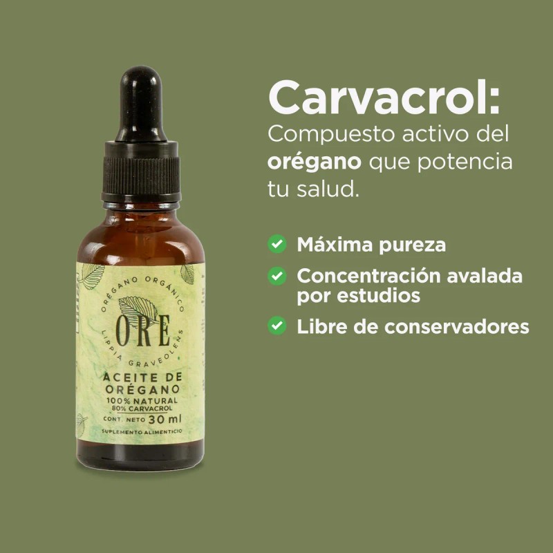 Aceite De Oregano 2 Pack Ore 30 Ml C/u