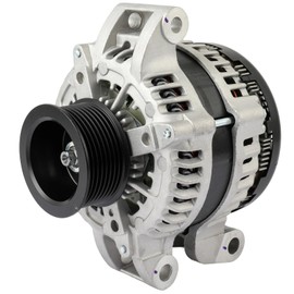 SCITOO Alternator Fits for Ford for F-350 Super Duty 6.4L 2008-2010,for Ford for F-450 Super Duty 6.4L 2008-2010,for Ford for F-550 Super Duty 6.4L 2008-2010 12V 200Amp CW S8 Pulley Class 104210-6103