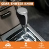 VKGUG Black Silver Gear Shift Knob Shifter Compatible with Toyota