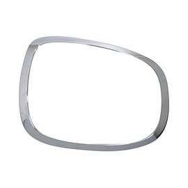 KarParts360 For Mini Cooper 2014-2023 Convertible Tail Light Bezel Passenger Side | ABS Plastic | 2 Door | Chrome | Replacement For MC2813101 | 63218495332