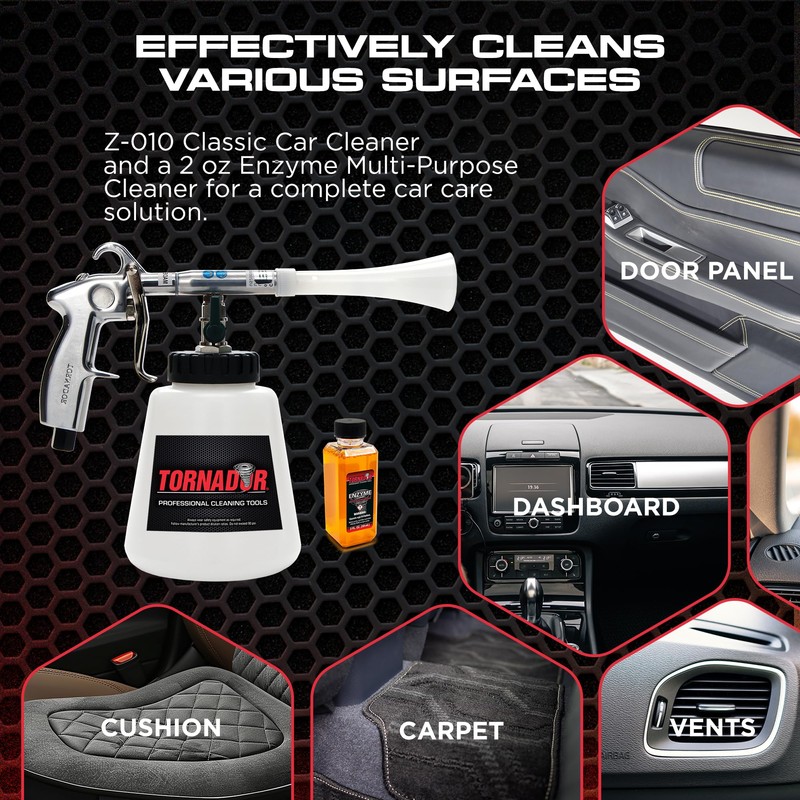 Tornador Z-010 Classic Car Cleaning Tool | Cyclonic Air Action