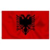 Second Ave Albania Flag 5ft X 3ft Large With Brass