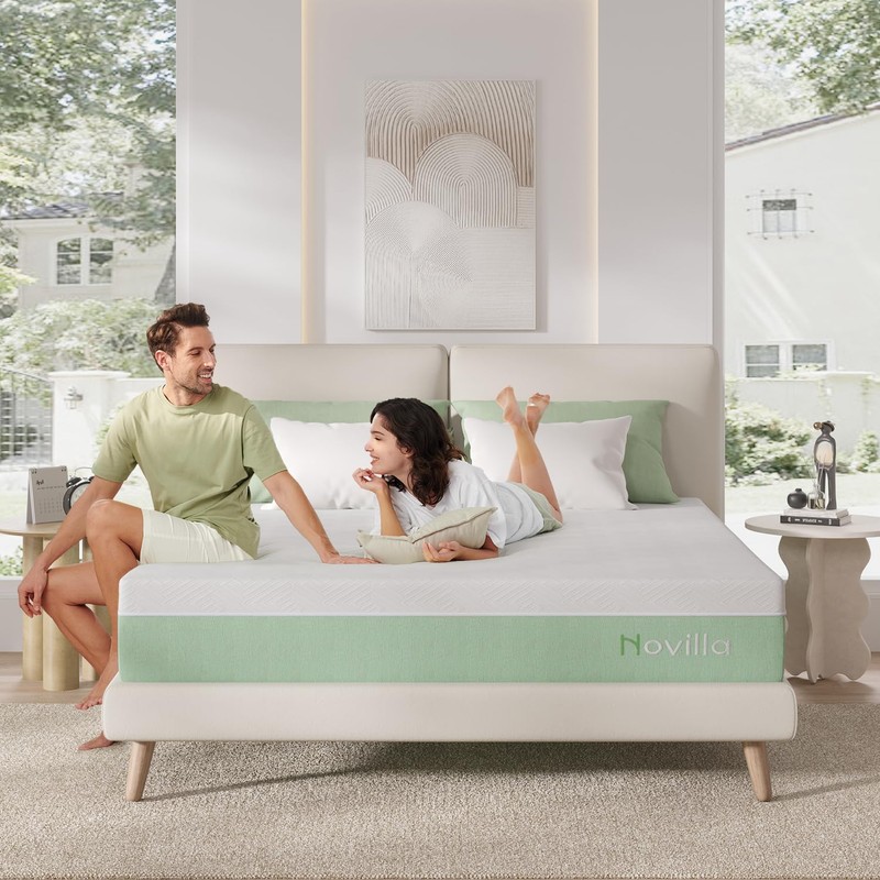 Novilla 10 Inch Full Mattress, Gel Memory Foam Mattress Full