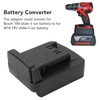 Battery Adapter Professional 18V Lithium Battery Conversion Adapter for Power