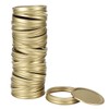 Stainless Steel SplitType Mini Glass Jar Lids Container Sealing Cover