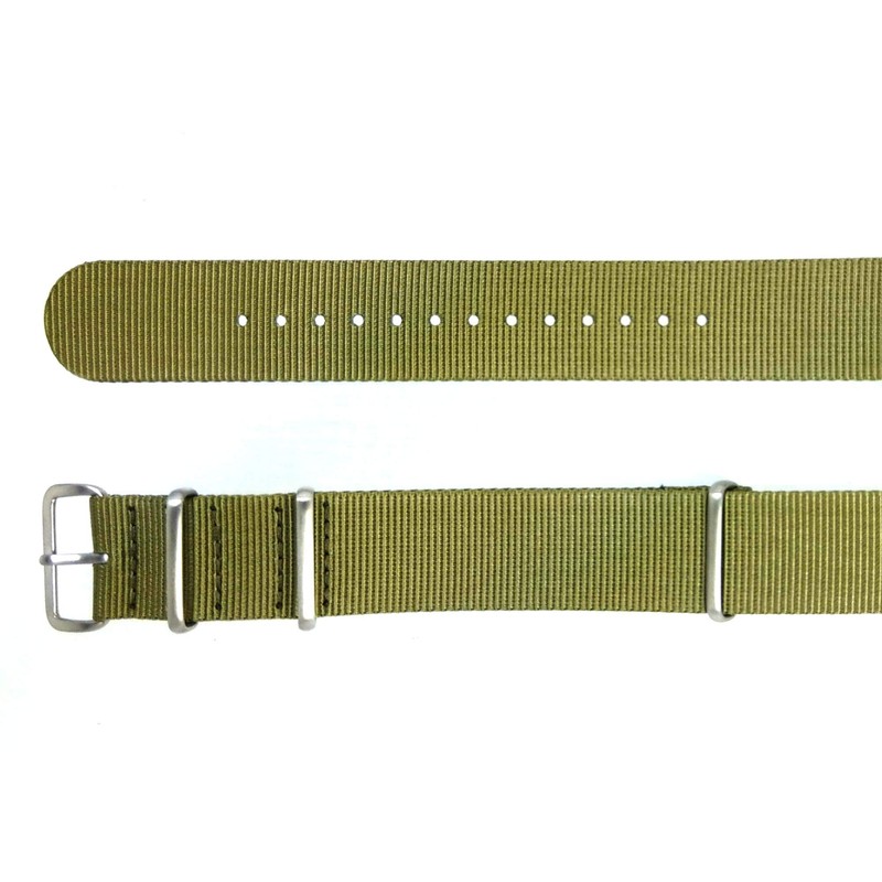 Time+ NATO G10 Ballistic Nylon Watch Strap, Military Band