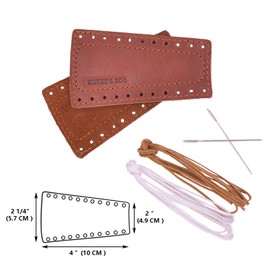 Tas Trost Genuine Leather Motorcycle Brake Clutch Covers, No Fringe (Brown)