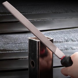 Spurtar 17pcs File Set Portable Metal File Set 4pcs Long Metal File 12pcs Needle File with Wire Brush T12 File Needle File Set Metal Files for Steel Metal Wood Jewelry Ceramic Glass Plastic DIY